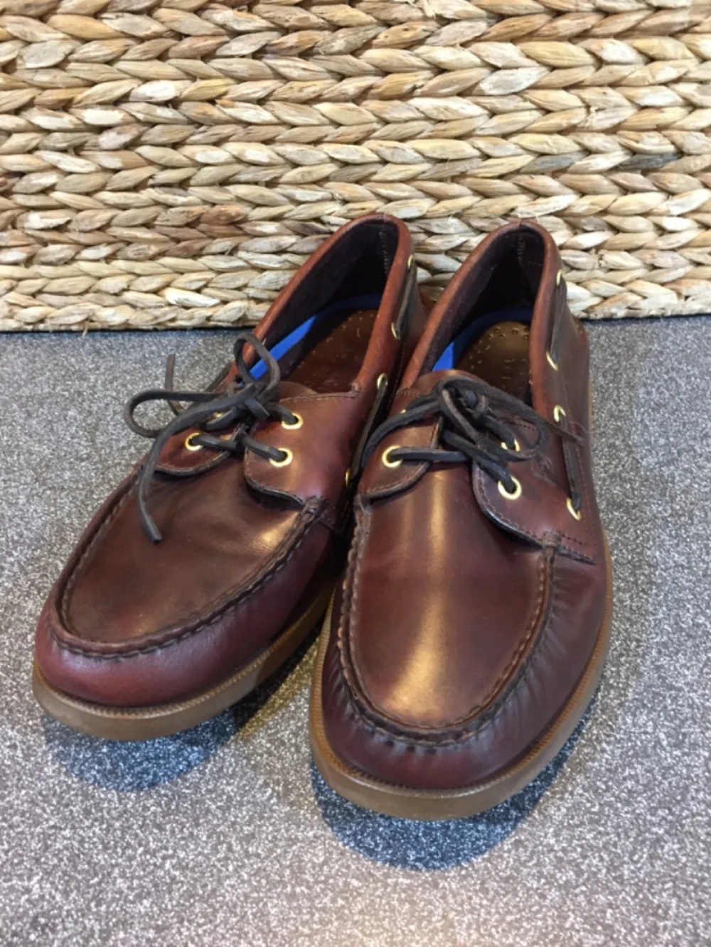 Sperry Brown Leather Boat Shoes